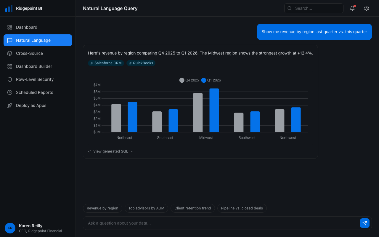 Natural language query interface